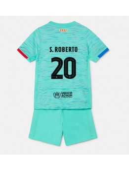 Barcelona Sergi Roberto #20 Replika Tredje Kläder Barn 2023-24 Kortärmad (+ byxor)